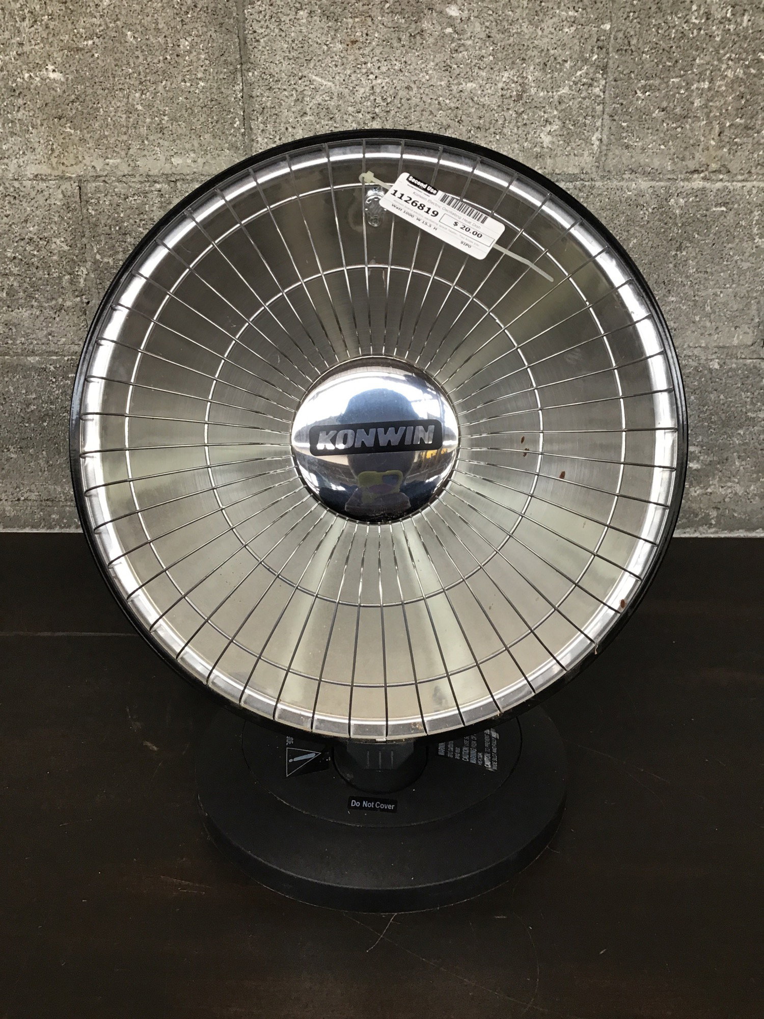 Konwin Electric Oscillating Heat Dish | Second Use Building Materials and  Salvage | Retail Stores In Seattle and Tacoma