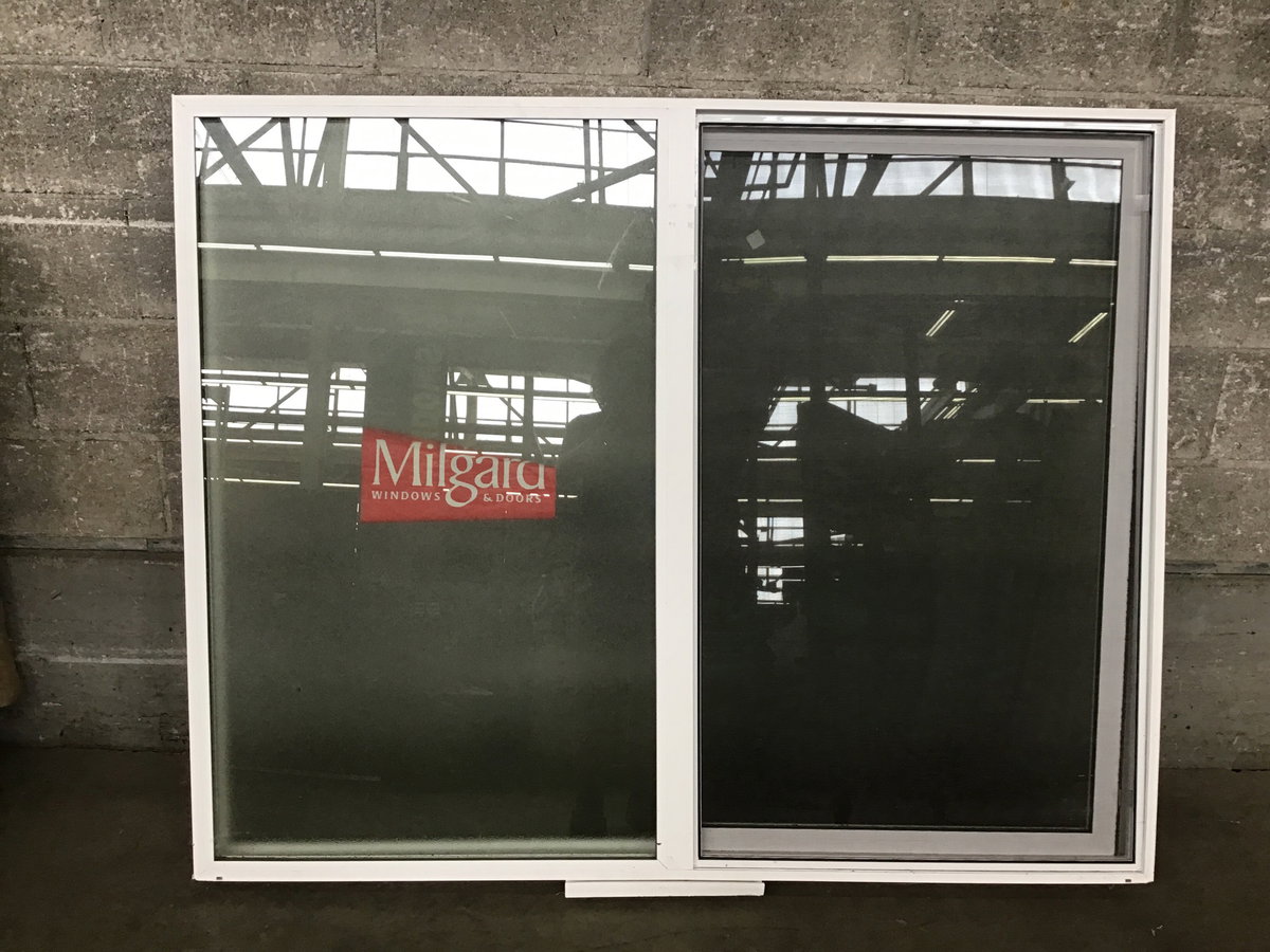 ’22 Milgard Vinyl Slider Window | Second Use Building Materials and Salvage