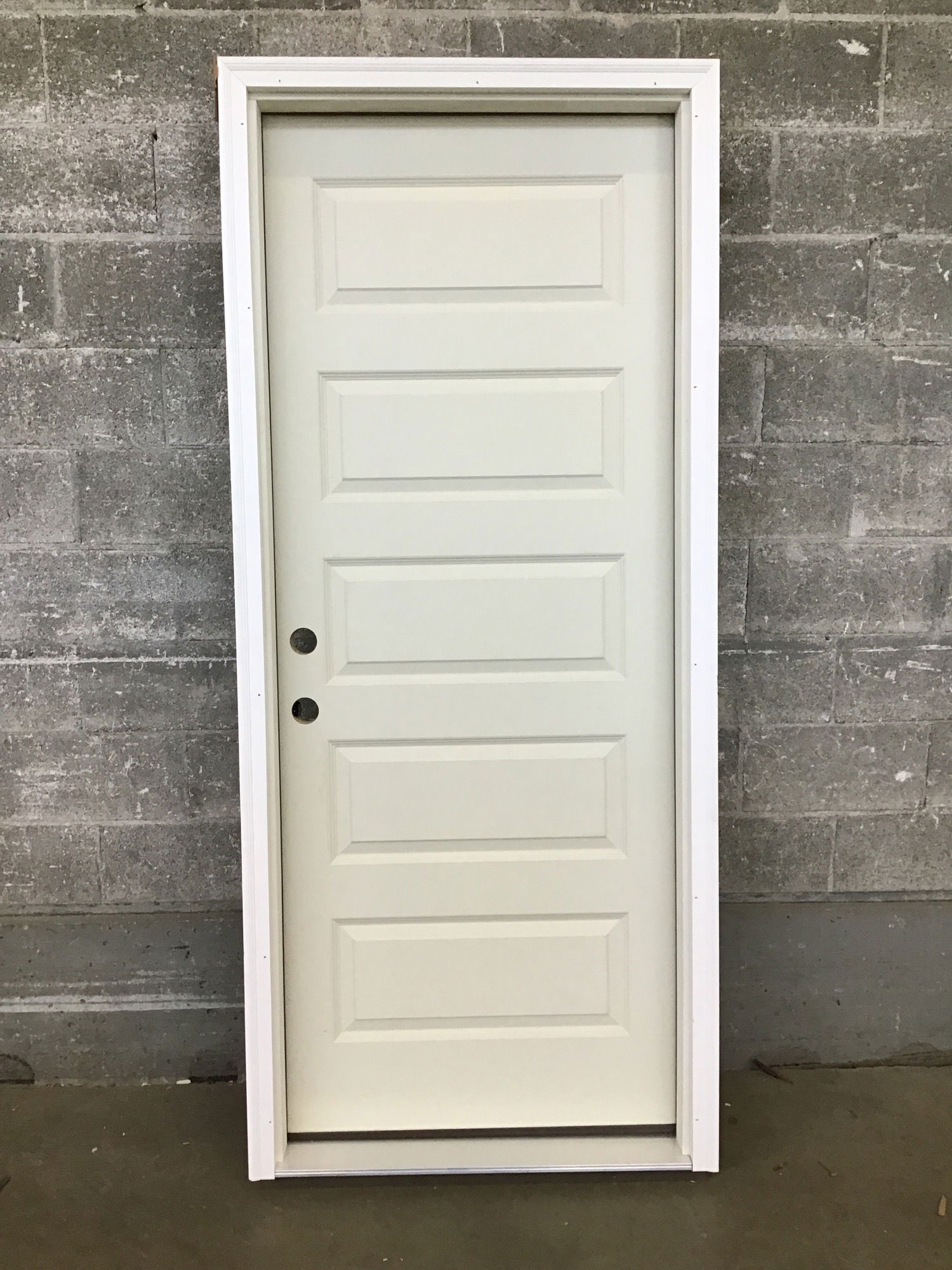 32″ Five Panel Garage Entry Door Second Use Building Materials and