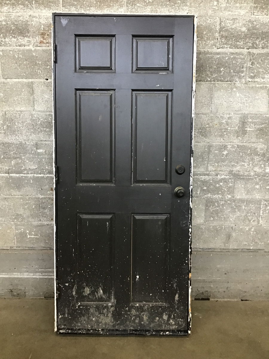 Narrowed 6 Panel Exterior Door Second Use Building Materials and Salvage