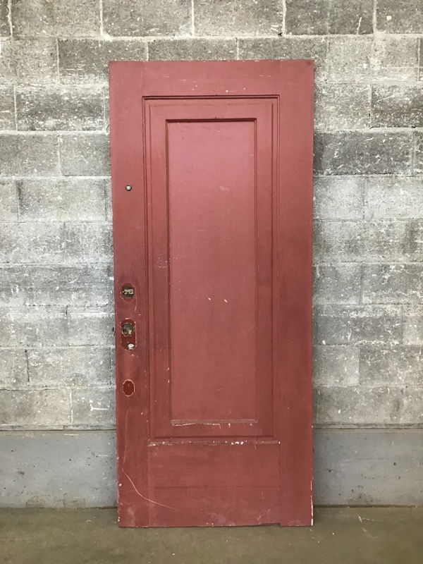 36″ Vintage Exterior Door Second Use