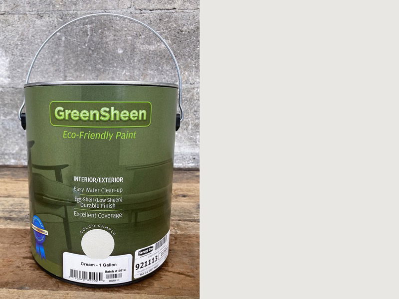 Cream Paint by GreenSheen Second Use