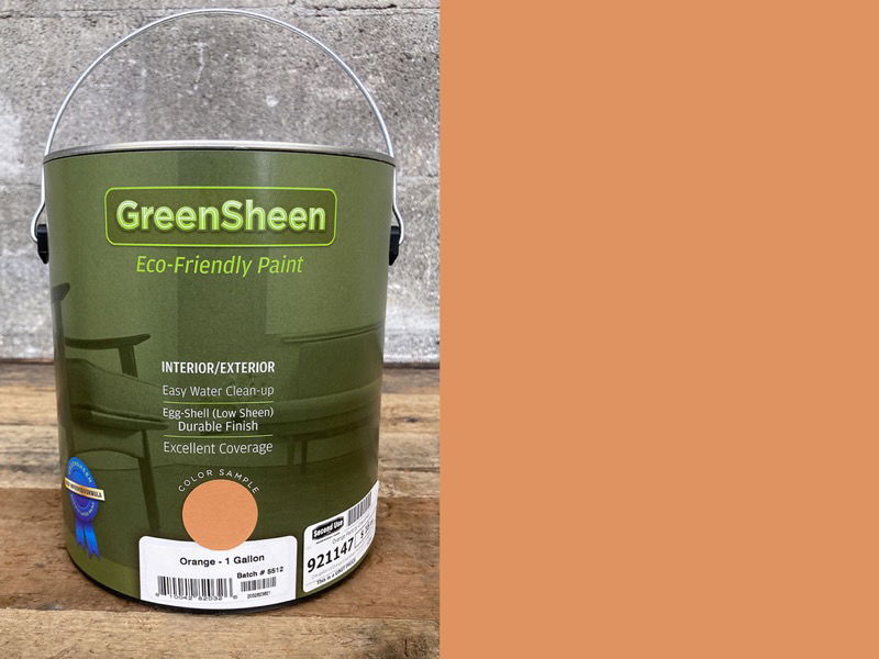 Orange Paint by GreenSheen Second Use