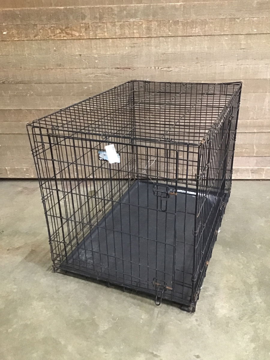 Midwest iCrate Double Door Folding Crate Second Use Building
