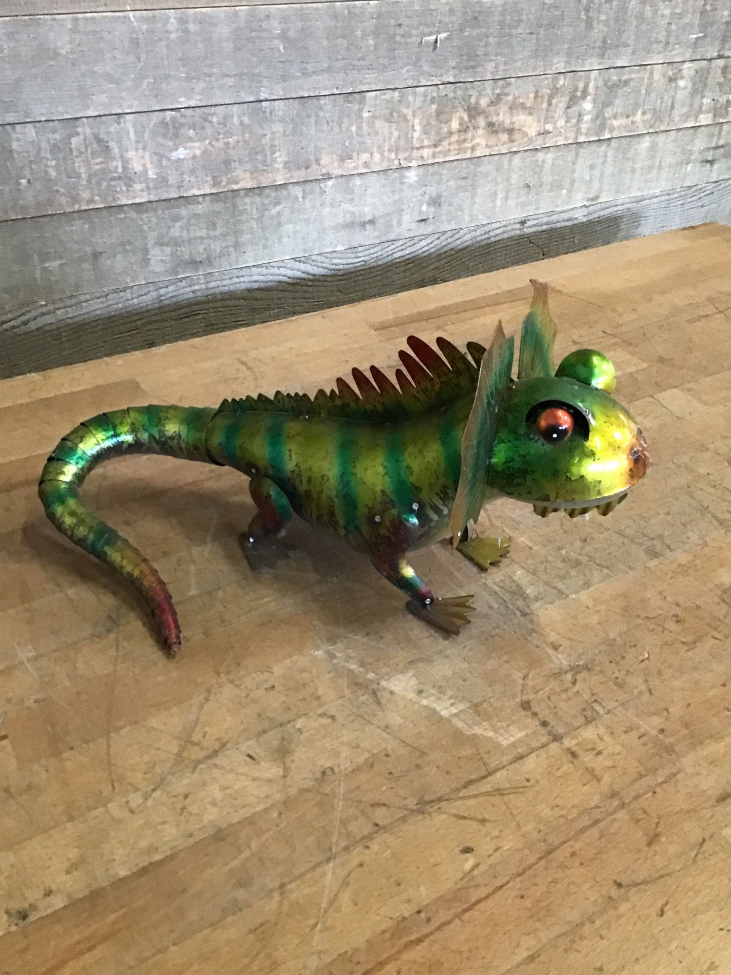 Colorful Lizard Garden Sculpture | Second Use Building