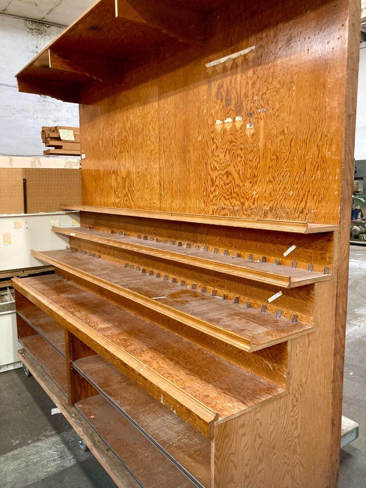 Historical Materials Lincoln Hardware Displays in Second Use Building Materials and